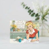 早くご連絡を！ポストカード ポストカード (スタンド正面)