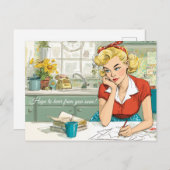 早くご連絡を！ポストカード ポストカード (正面/裏面)