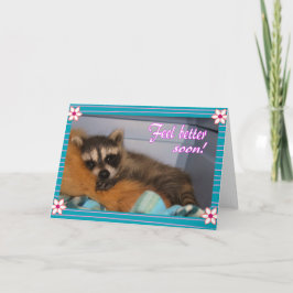 早くアライグマを元気にする カード