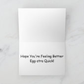 早くエッグストラを!Get Well Card(ウェルカードの取得) カード (内部)