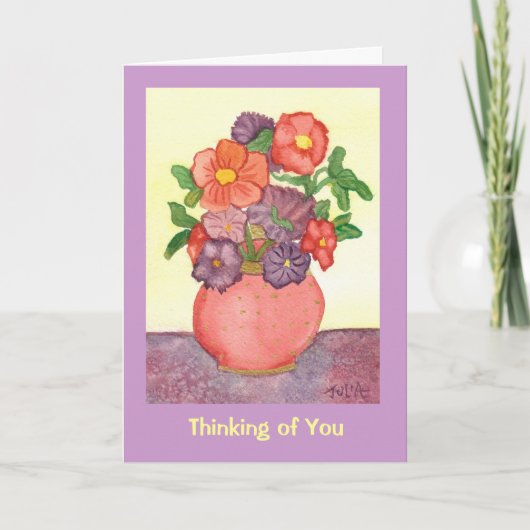 早くカードを持って良くなることを願う カード (正面)