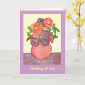 早くカードを持って良くなることを願う カード (黄色い花)