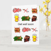 早くカードビールの喫煙脂肪おもしろい カード (黄色い花)