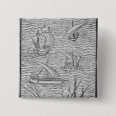 早くスペインのな操縦士の容器 缶バッジ (正面)