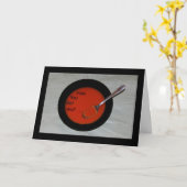 早くスープを飲め! カード (黄色い花)