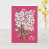 早くデイジーブーケカスタマイズだ! カード (黄色い花)