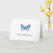 早くバタフライカードをお願いします カード (黄色い花)