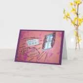 早く丁重になる カード (黄色い花)