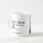 "早く上がるため" コーヒーマグカップ (正面左)