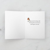 早く元気になってね リトルバードとバードハウス カード (内部)