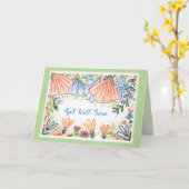 早く元気になる カード (黄色い花)