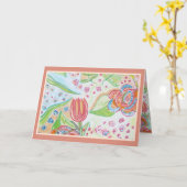 早く元気になる カード (黄色い花)