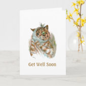 早く元気になる カード (黄色い花)