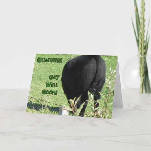 早く元気になる カード (正面)