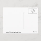 早く元気になる – ボクサー男性 ポストカード (裏面)