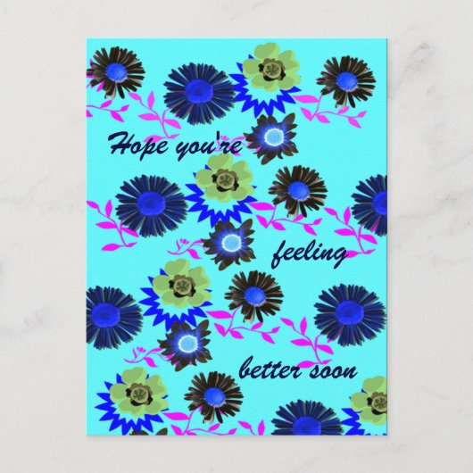早く元気になる ポストカード (正面)