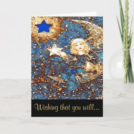 早く元気になる – 願いを叶える カード (正面)