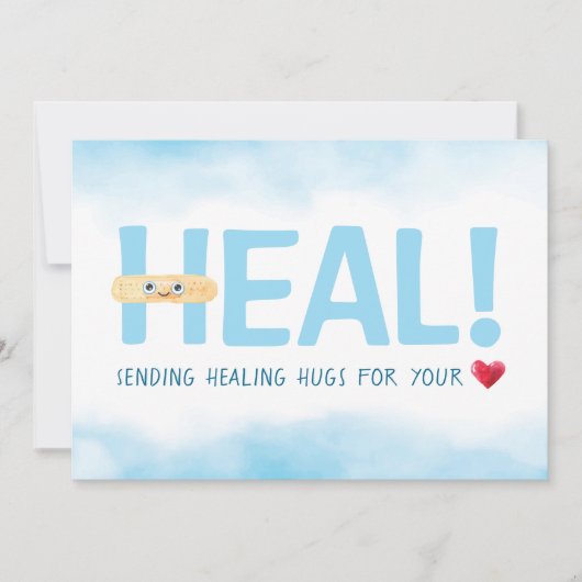 早く元気になれよ愛してる!カード カード (正面)