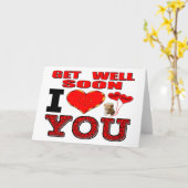 早く元気になれよ カード (黄色い花)