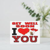 早く元気になれよ ポストカード (スタンド正面)