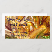 早く元気になれ早い回復を願って!カード (正面/裏面)