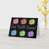 早く元気になれ カード (黄色い花)