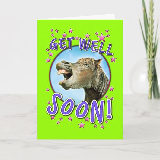 早く元気になれ！ カード (正面)