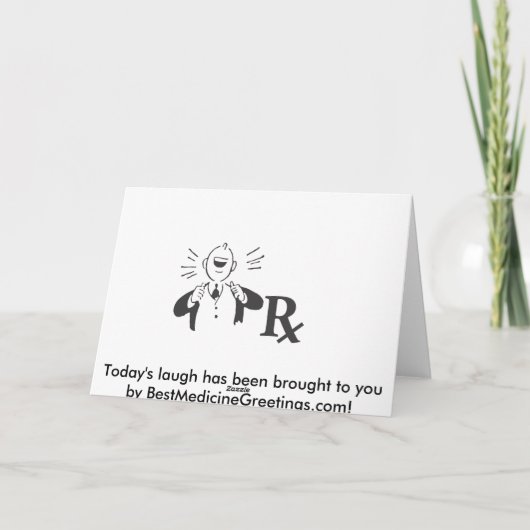 早く元気になれ カード (裏面)