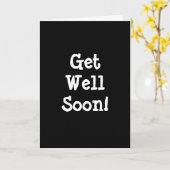 早く元気になれ！ カード (黄色い花)