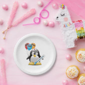 早く元気になれ。ペンギンナース。 ペーパープレート (パーティー)