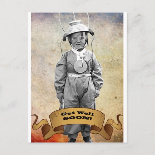 早く元気になれ ポストカード (正面)