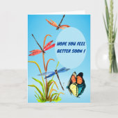 早く元気になれ！ 招待状 (正面)