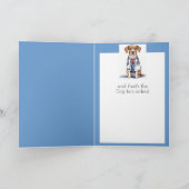 早く元気に男らしおもしろいドクターズ・ドッグ カード (内部)