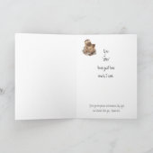 早く元気を出せ気によ、かわいいオッター&聖なる書物、 経典 カード (内部)