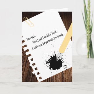 早く元気ユーモアのある! カード