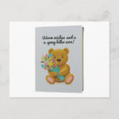 「早く回復されますように」ポストカード ポストカード (正面)