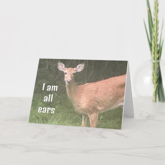 早く回復したと聞いて待ちきれない カード (正面)