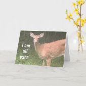 早く回復したと聞くのが楽しみだ カード (黄色い花)