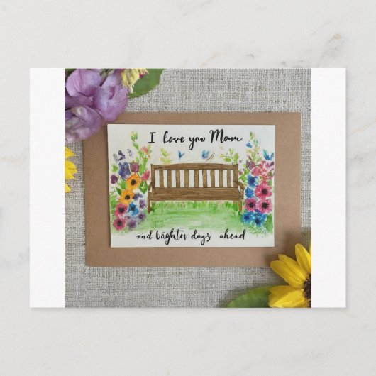 早く回復してください ポストカード (正面)