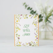 早く回復してねのメッセージ ポストカード (スタンド正面)