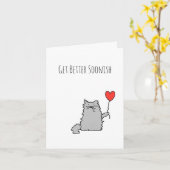 早く回復してね、いつでもいいよ カード (黄色い花)