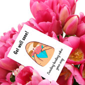 早く回復してね かわいいナマケモノ エンクロージャーカード