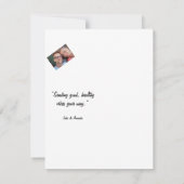 早く回復してね カラフルなお花 招待状 (裏面)