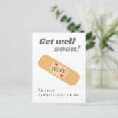 早く回復してね フレンズ ポストカード (スタンド正面)