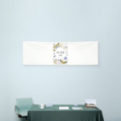 早く回復してね ブルー 2.5x8 ヴィニール バナー 横断幕 (トレードショー)