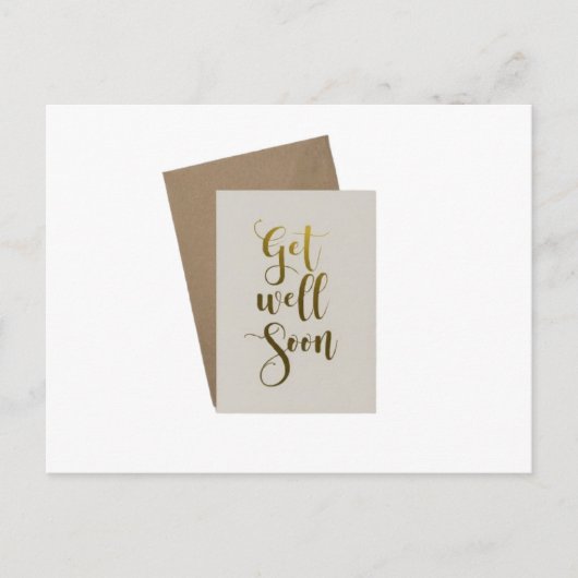 早く回復してね ポストカード (正面)