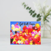 早く回復してね ヴァリアス ダリア #2-2 ポストカード (スタンド正面)