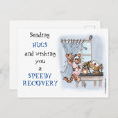 早く回復してね(子供/大人用)ポストカード ポストカード (正面/裏面)
