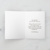 早く回復してね 面白くてかわいいアライグマの動物 サンキューカード (内部)