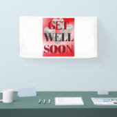 早く回復してね 1.6x3 ヴィニール バナー 横断幕 (トレードショー)